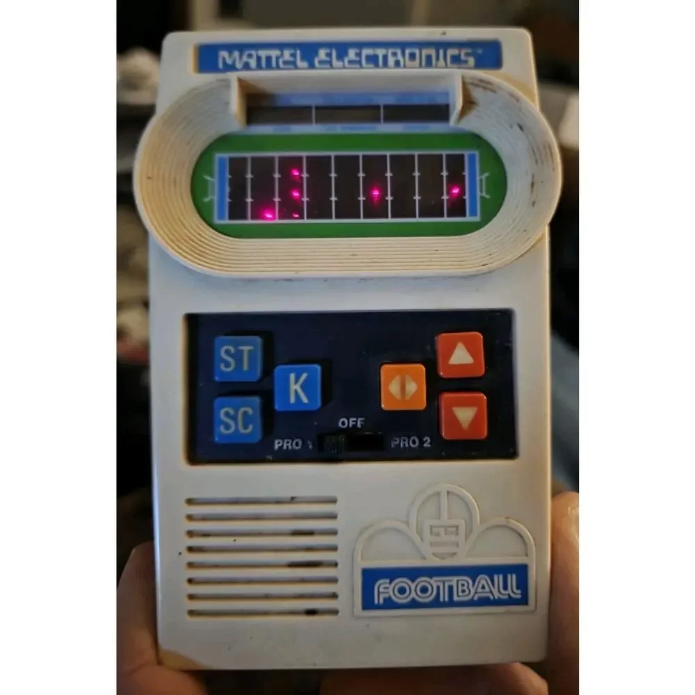 Vintage Mattel Football Electronics 1977 Original Mattel Version Football Works